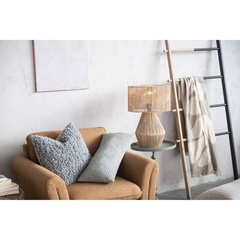 Embroidered Cotton Throw Pillow