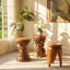 Table de bout Evergreen Decor l 11,8 po x P 11,8 po x H 18,9 po