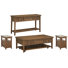 Fontenot Rectangular Cocktail Table With 2 Chairside End Table And Sofa Table
