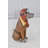 Fakiri A Happy Dog Dressed Like a Pilot Resin Statue Size: 3" x 4" x 8"H
