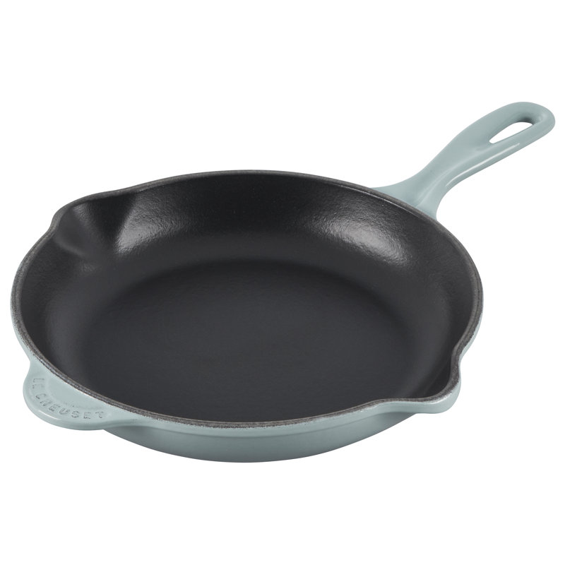 Le Creuset Enameled Cast Iron Skillet, Sea Salt
