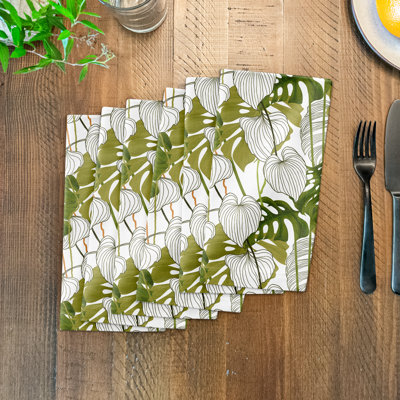 Eldora Cotton Blend Animals/Nature Square Napkin
