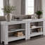Console 47,24 po pour petits espaces avec rangement à 3 niveaux-133453158
