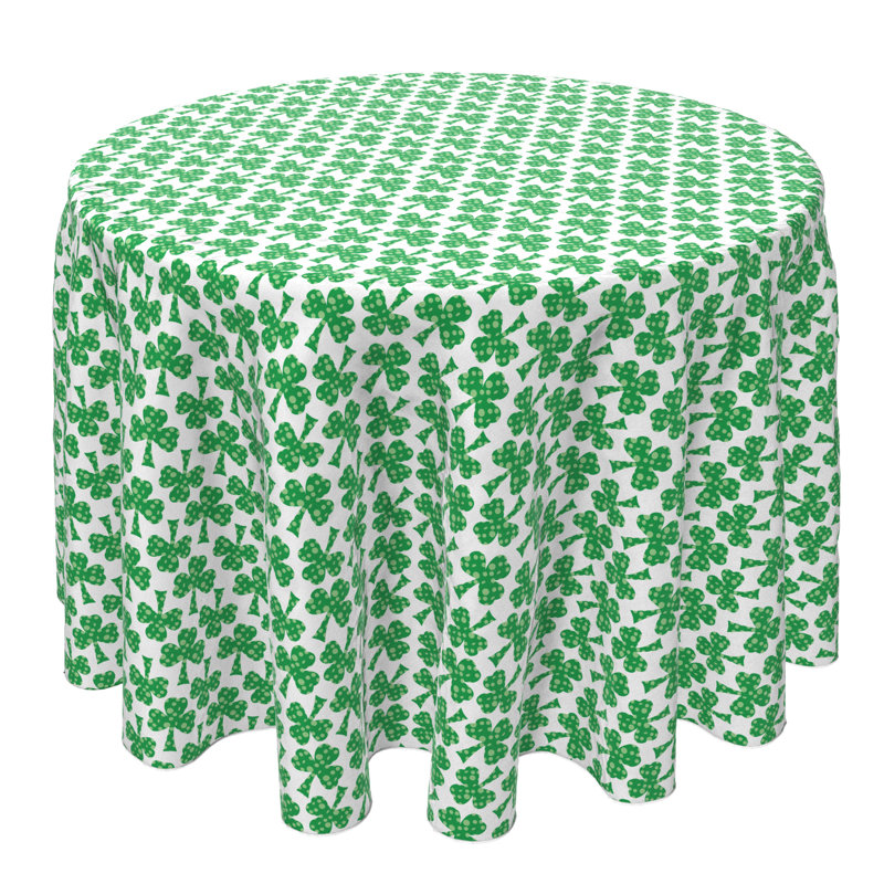 Round Cotton Twill Tablecloth