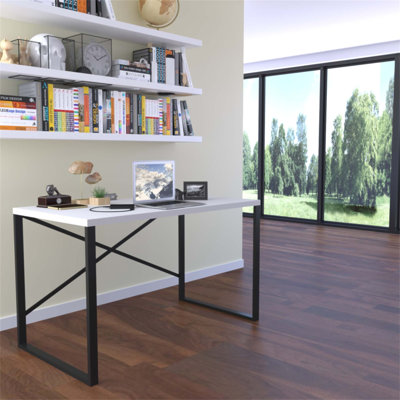 Bureau d'écriture et d'ordinateur compact avec plateau en bois de 35 po Furnish Home Store Lator