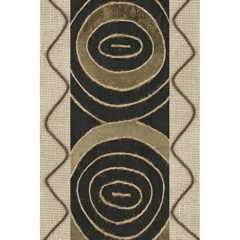 «Enyah Tribal Linkage II on Canvas» par Alonzo Saunders, reproduction, H 18 po x l 12 po