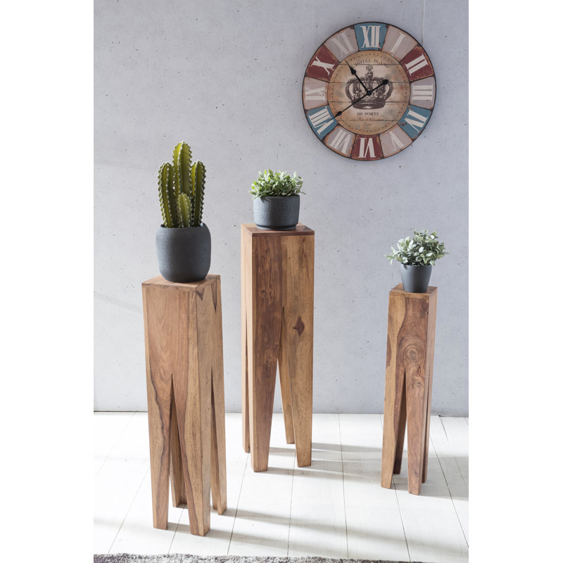 Kada Plant Stand - Set of 3, Acacia
