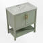 Meuble-lavabo simple 30 po avec comptoir en céramique-133155585