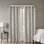 Rideau simple occultant et isolant avec œillets 50 x 108 po Mirage
