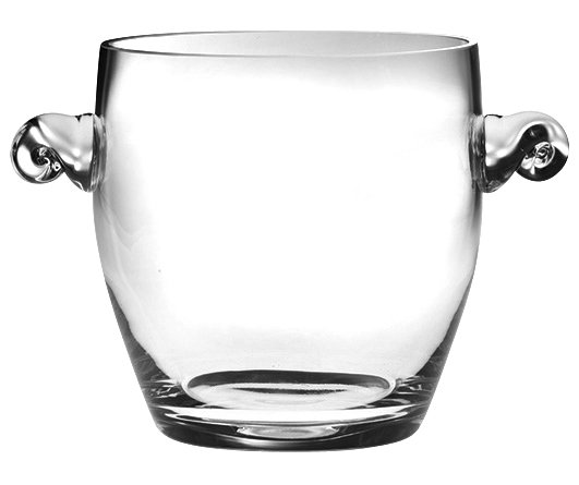 Craignamaddy Glass Ice Bucket, 7.88" H x 10.75" W x 8" D