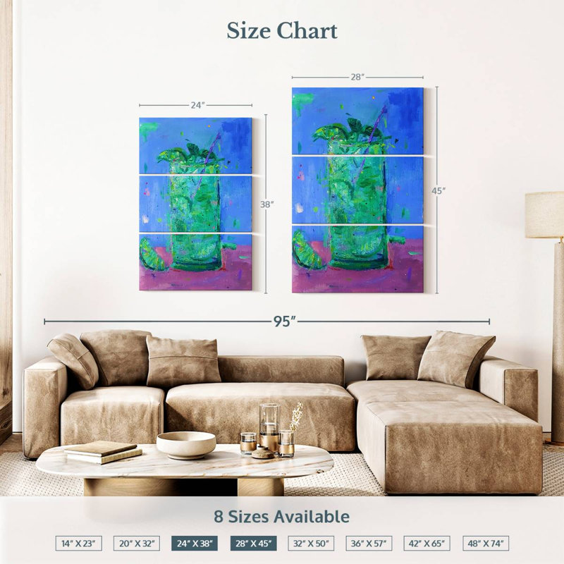 Mojito 2020, 38" H x 24" W