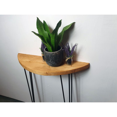 Marcial 70cm Solid Wood Top Console Table