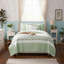 Ensemble de courtepointe en percale de coton 6 pièces avec coussins décoratifs-130427643