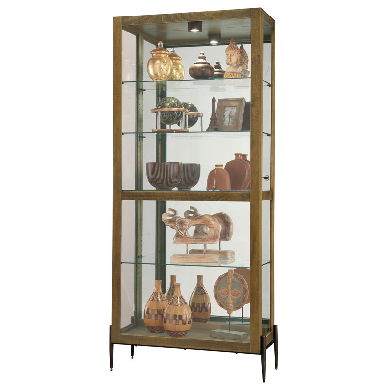 Ansel Lighted Curio Cabinet