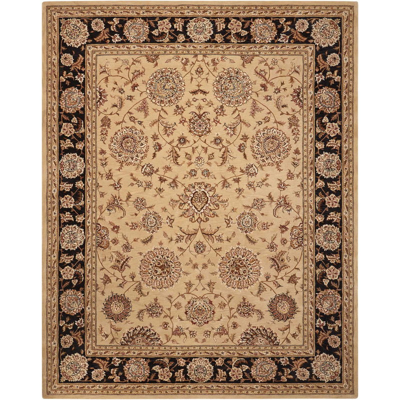 Deguzman Wool Oriental Indoor Rug, Rectangle 9'9" x 13'9"