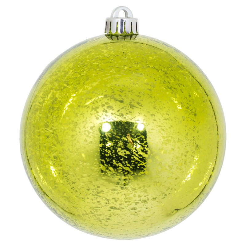 Shiny Mercury Ball Ornament, Lime