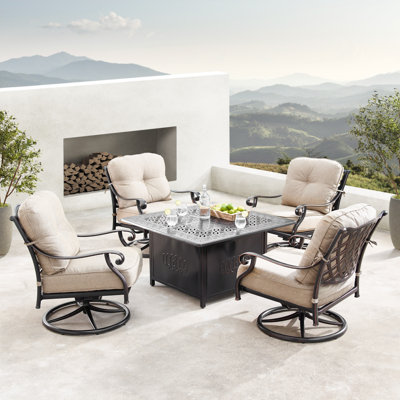 Mccomas Outdoor 5 - Piece Conversation Set