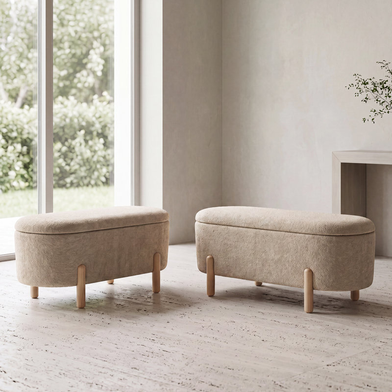 Storage Bench, Oatmeal