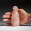 Genuine Polished Rose Quartz Reiki Crystal Mushroom (1.2 Lbs)