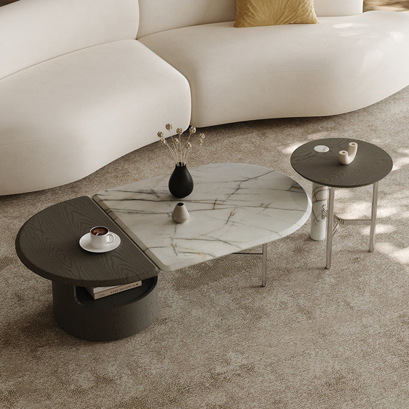 Ensemble de tables basses 2 pièces Marble