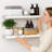 Solid Wood Floating Shelves，Rustic Wooden Wall Shelves-499360654-497772438