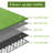 Grass Plastic Deck Tiles