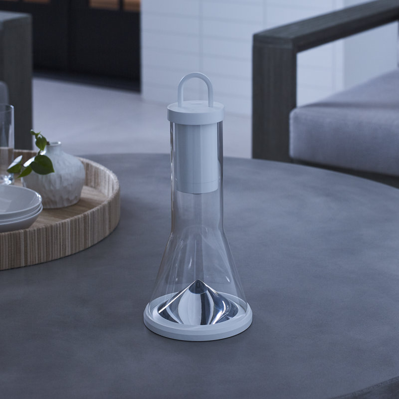 Kandella Accent Rechargeable Table Lamp, Matte White