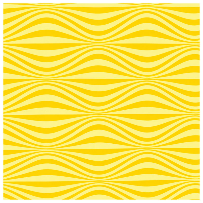 Couvertures Yellow Wavy Lines, L 50 po x H 60 po