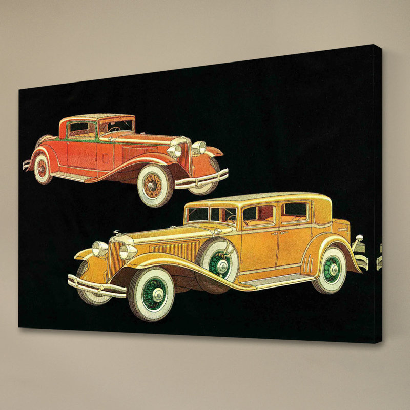 Orange And Yellow - Wrapped Canvas Print, 30cm H x 46cm W x 4cm D
