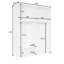 Wylo 3 Door Manufactured Wood Wardrobe
