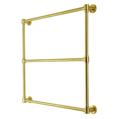 Kingston Brass Gallant 36-Inch Wall Mount 3-Bar Towel Rack