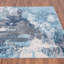 Tapis abstrait bleu / gris Rethman-2086012720