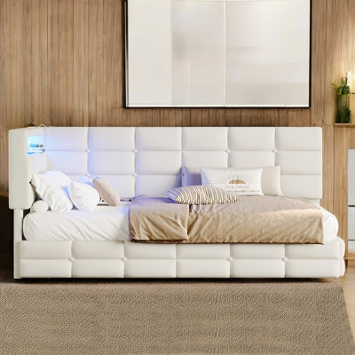 Upholstered Daybed With Storage Drawers