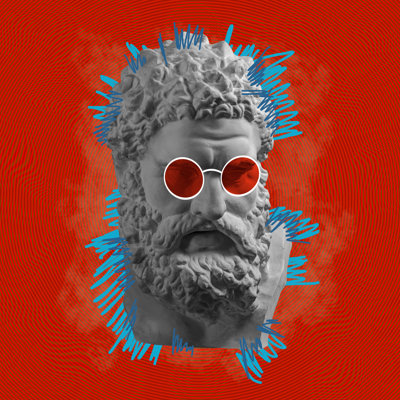Beard Face - Wrapped Canvas Print