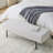 Linen Upholstered Bench