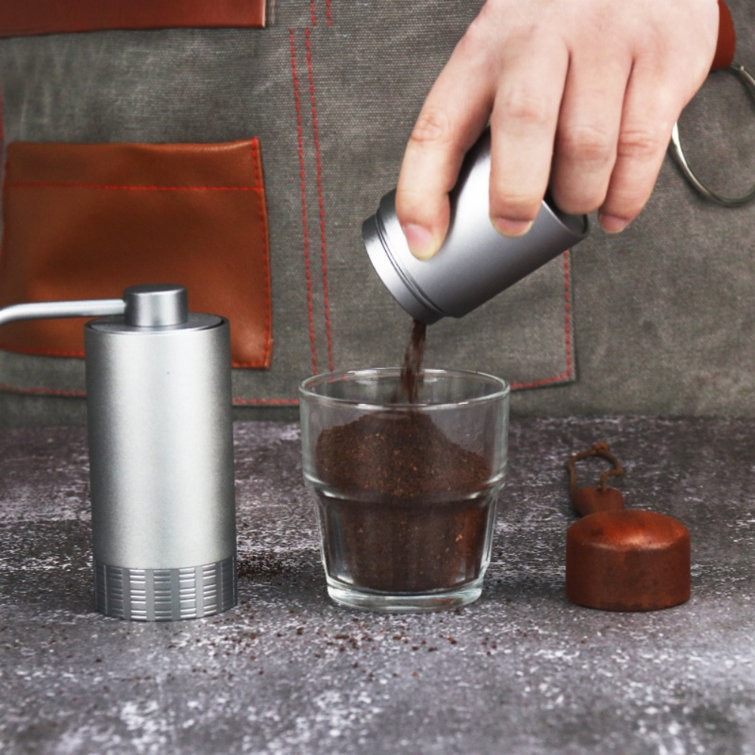 SC0GO Glass Manual Burr Coffee Grinder