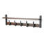 29" Rustic White Wall Mount Coat Rack with Shelf - Entryway/Bathroom/Bedroom-373475862