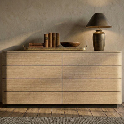 Alassane 71'' W 8-Drawer Homsee Orbis Dresser With Spacious Storage 