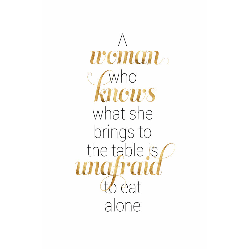 Women Who Know I by Grace Popp - Typography Print, 30 cm H x 20 cm W, Black Floater Frame