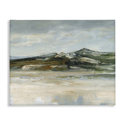 «Neutral Brushed Desert Mountain», art mural par Ethan Harper