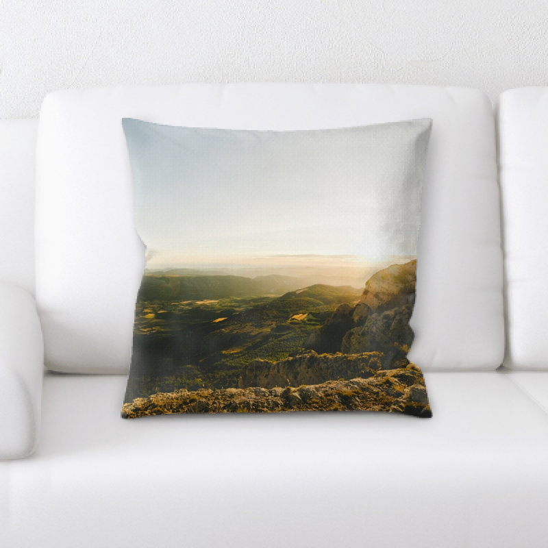 Microsuede Reversible Throw Pillow