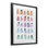 «Spooky Cute Pastel Ghost», reproduction sous verre encadrée, design par Rachel Nieman