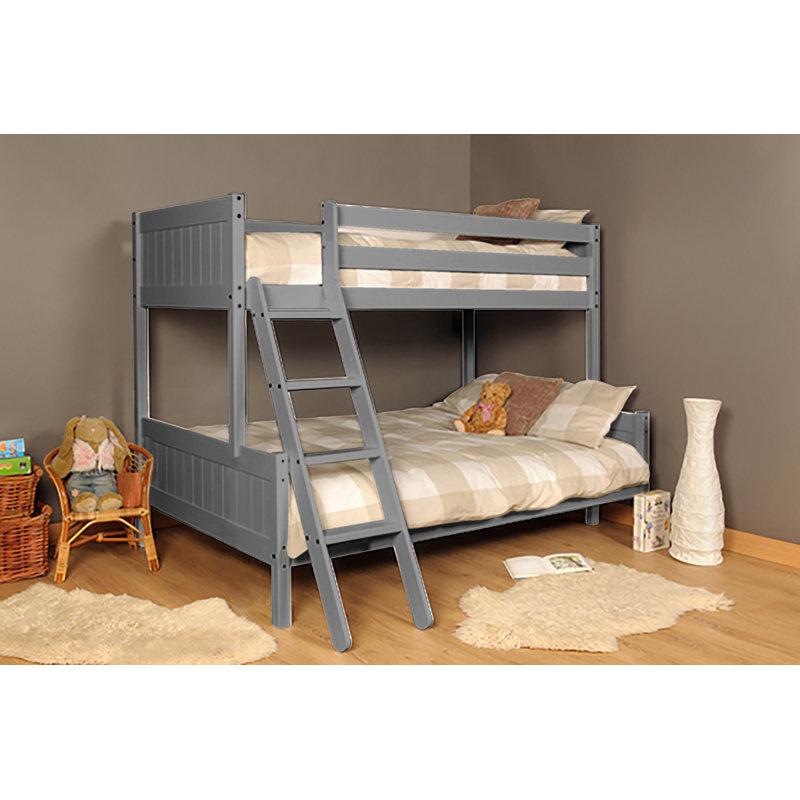 Buckingham Solid Wood Standard Bunk Bed by Mack + Milo, Grey