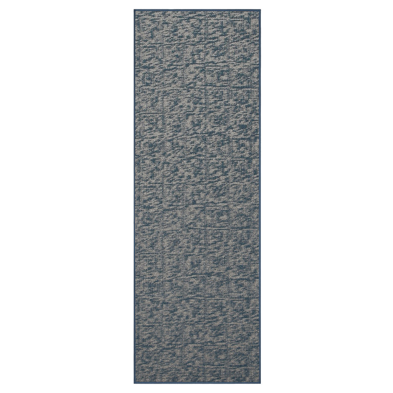 Furnish My Place intérieur / extérieur bleu-élémentaire, Tapis de couloir 3 pi x 28 pi