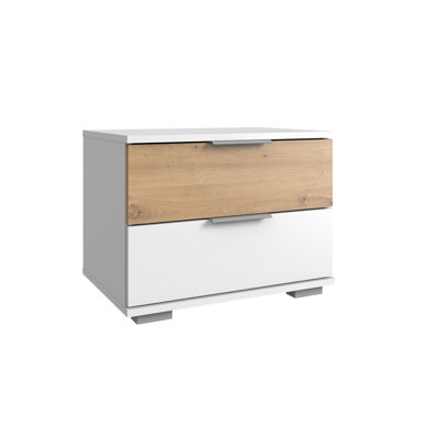 Alette 52cm W Manufactured Wood Bedside Table