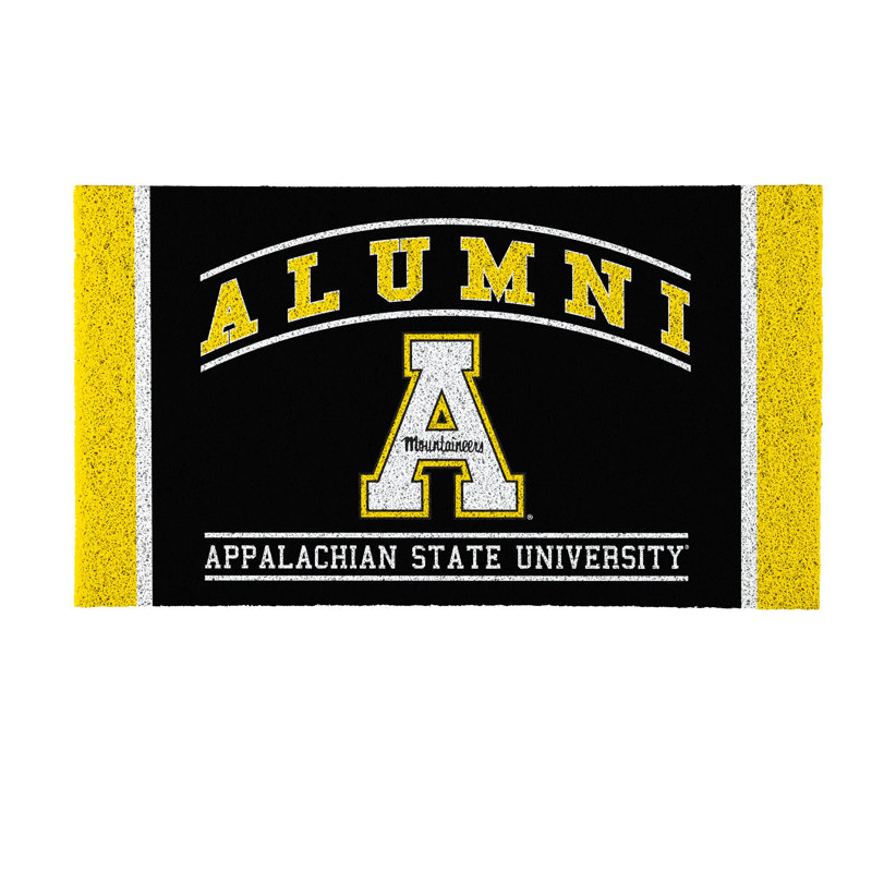 Tapis en PVC de l'Université Appalachian State, 28 po x 16 po