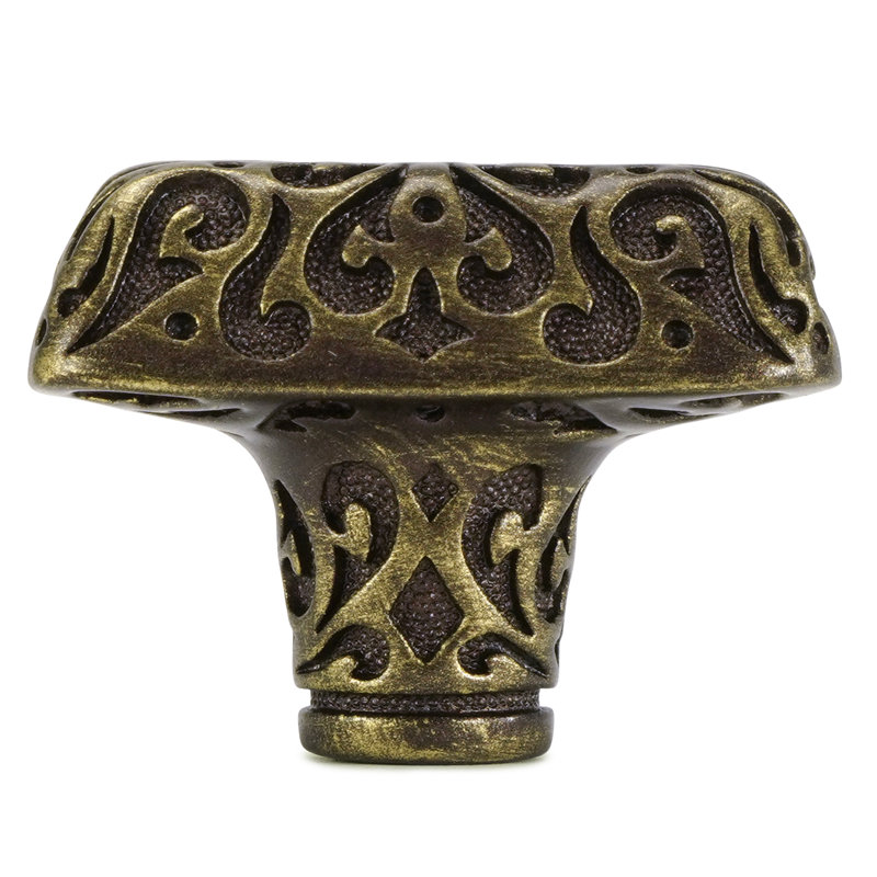 Via Veneto knob, Brass