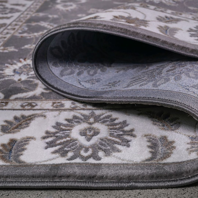 Gewirtz-Tapis turc-GRIS, Rectangle 5 pi 3 po x 7 pi 2 po