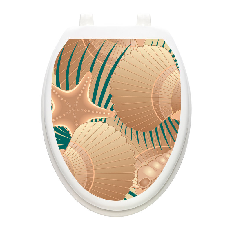 Adhésif décoratif pour siège de plage Beach Seashells , Allongé