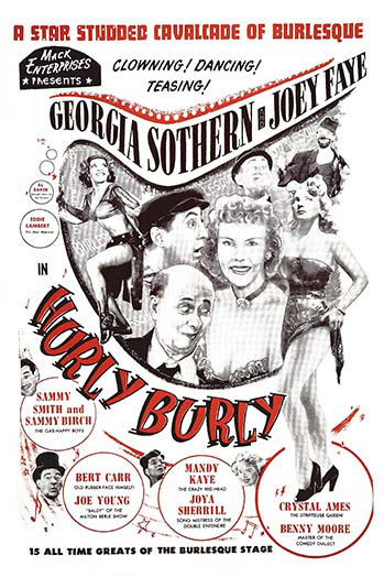 « hurly burly »-impression de publicité, H 30 po x l 20 po x P 1,5 po
